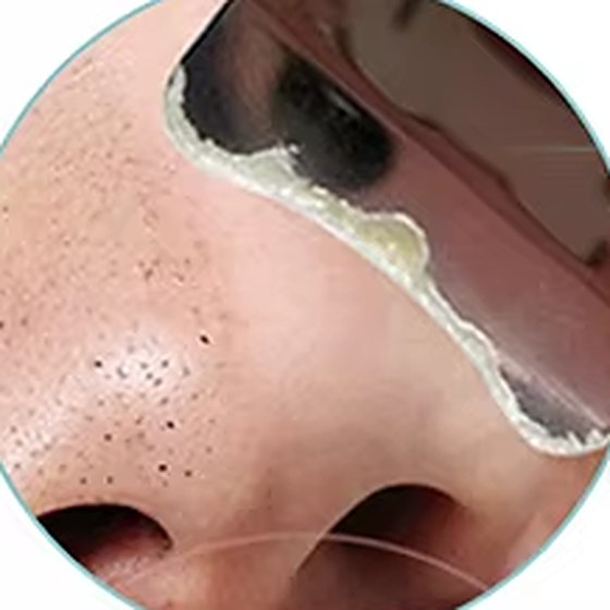 Spatula on the nose with loosened oil and residue on the blade